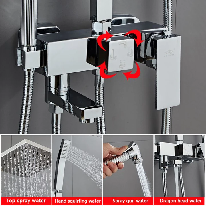 HS8004Newly designed high-quality stainless steel shower faucet