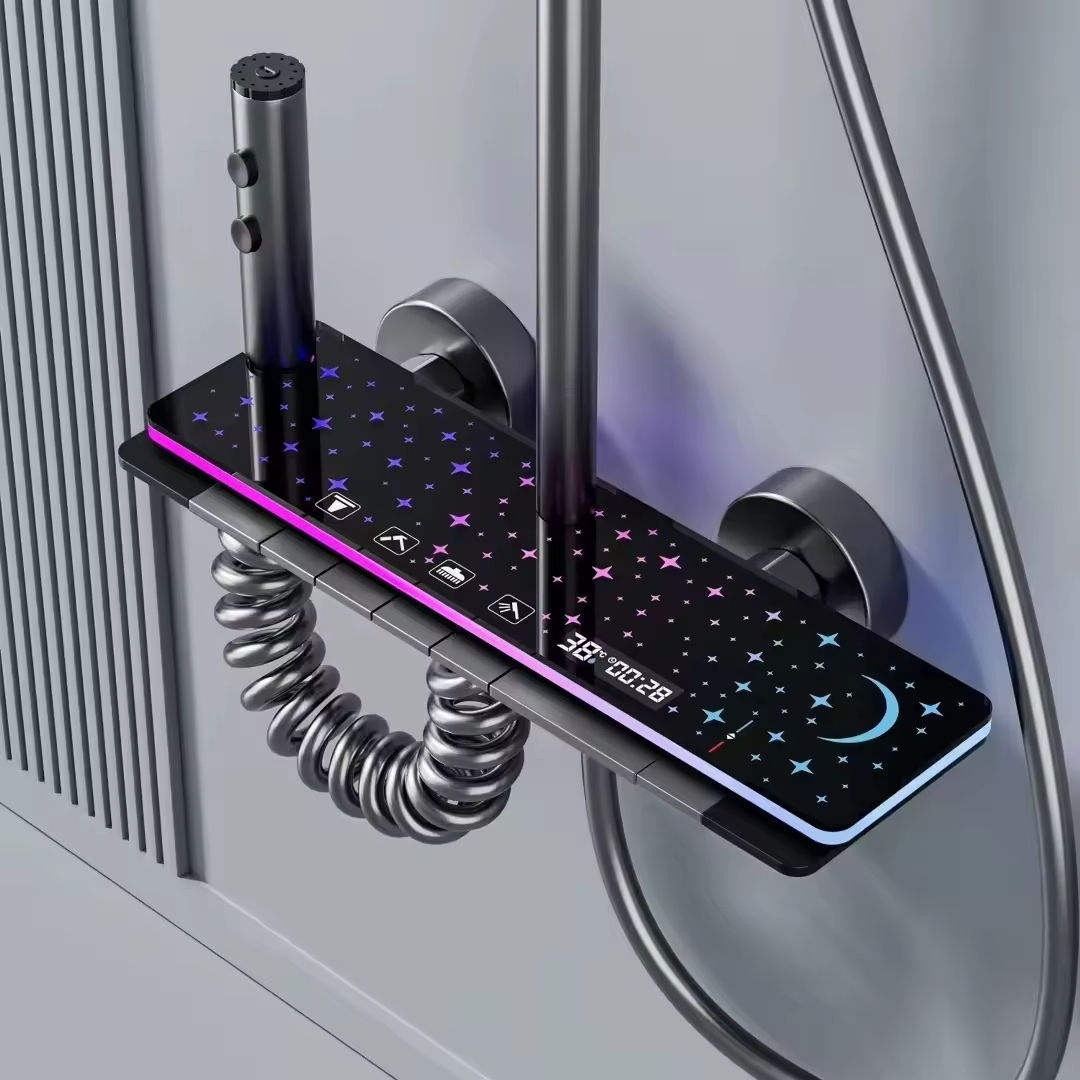 HS8017 Newly designed high-quality aluminum shower faucet
