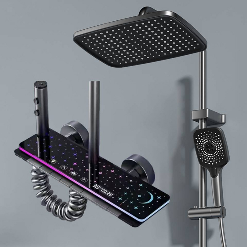 HS8017 Newly designed high-quality aluminum shower faucet