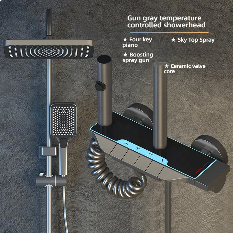 HS8029 Newly designed high-quality aluminum shower faucet