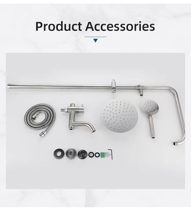 HS8030 Newly designed high-quality Stainless steel shower faucet