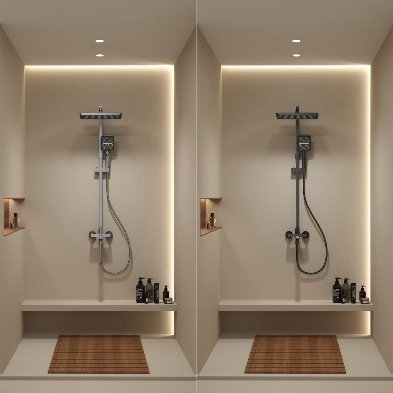 HS8073 Newly designed high-quality aluminum shower faucet