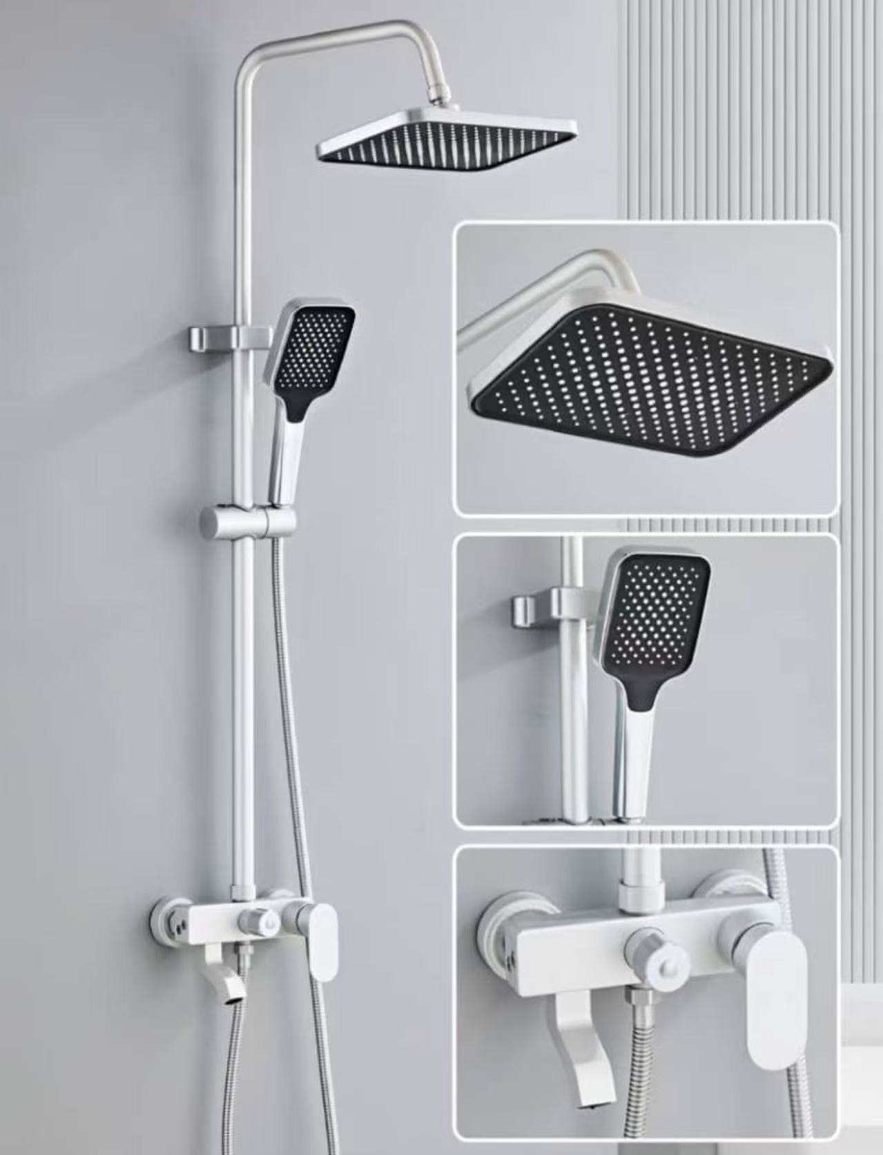 HS8074 Newly designed high-quality aluminum shower faucet