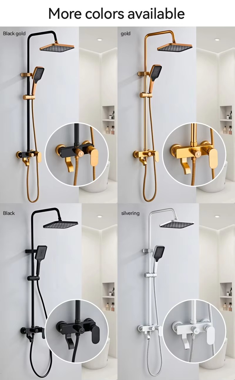 HS8074 Newly designed high-quality aluminum shower faucet