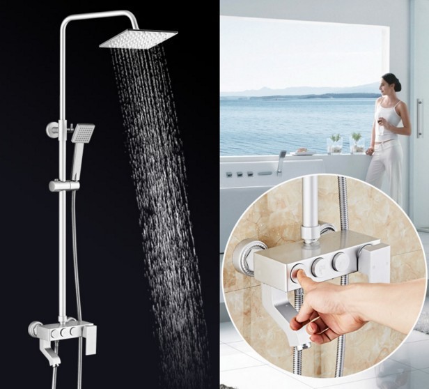 HS8075 Newly designed high-quality aluminum shower faucet