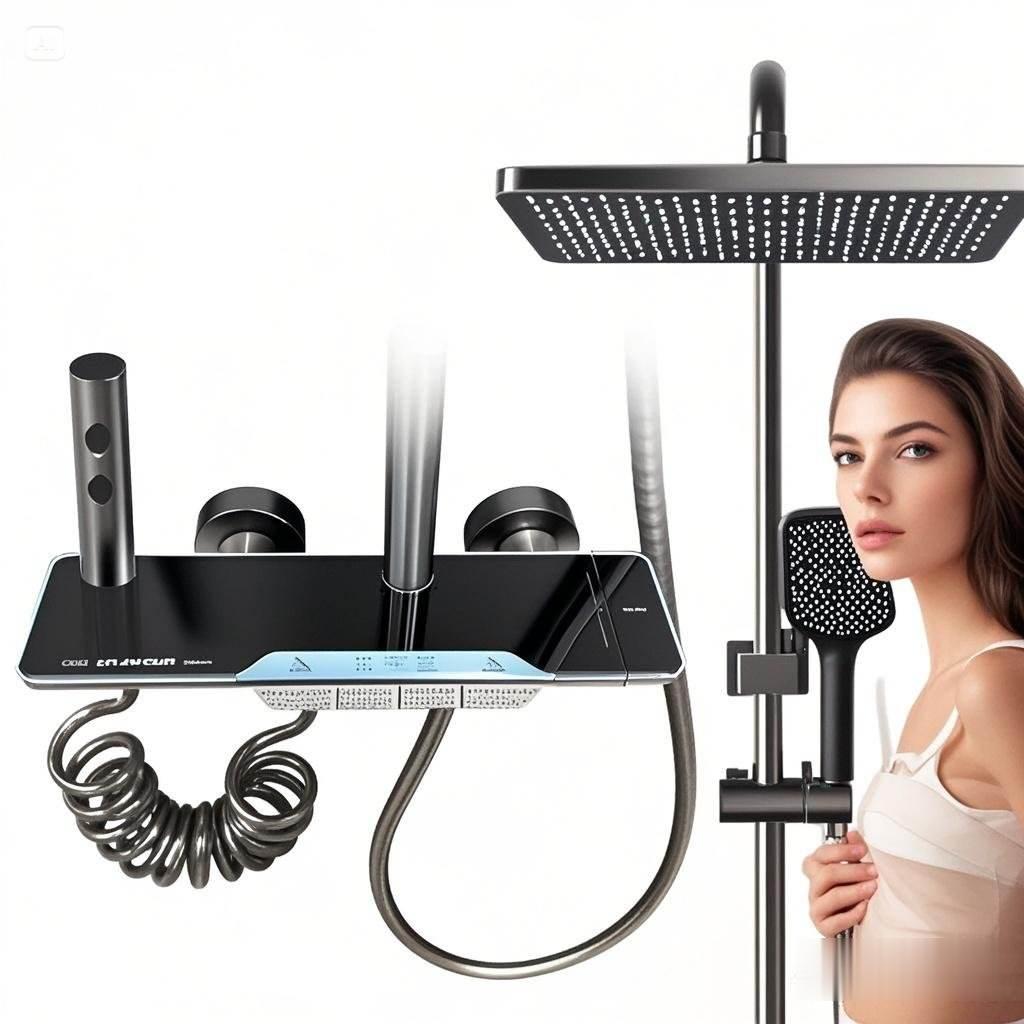 HS8082 Newly designed high-quality aluminum shower faucet