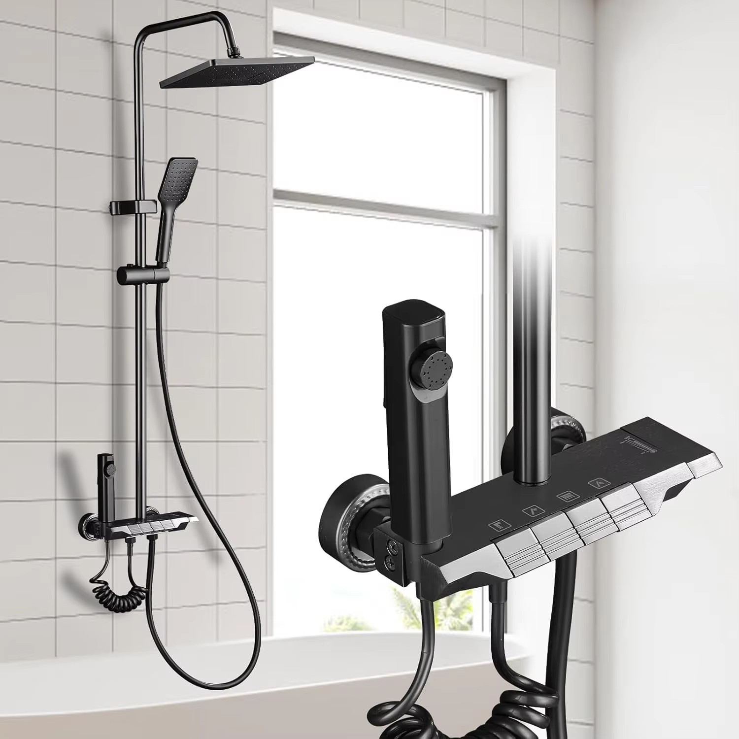 HS8083 Newly designed high-quality aluminum shower faucet