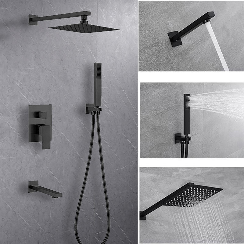 HS5001-A Modern brass wall-mounted shower system, luxurious hidden shower set