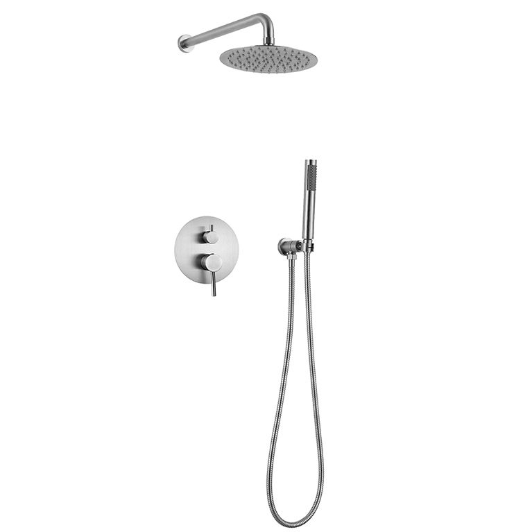 HS5009-A Modern brass wall-mounted shower system, luxurious hidden shower set