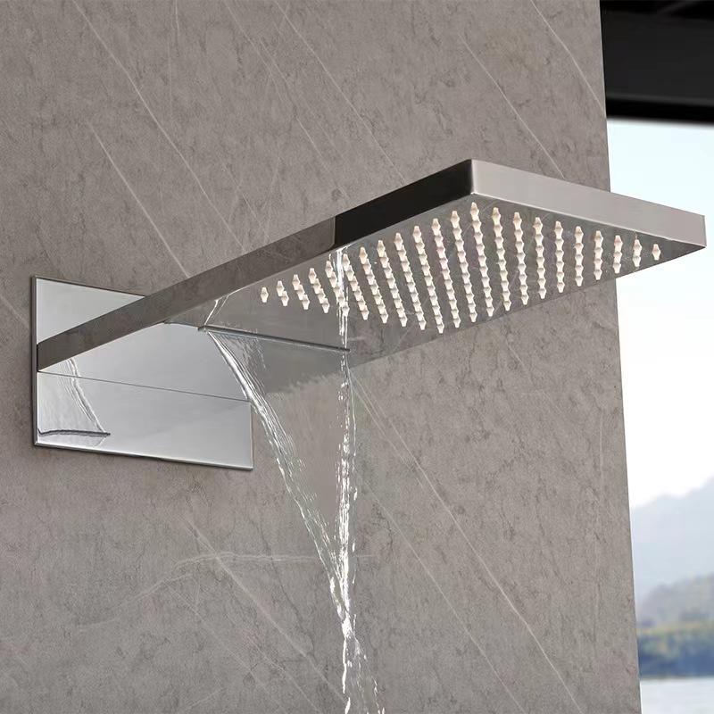 HS5010 Modern brass wall-mounted shower system, luxurious hidden shower set