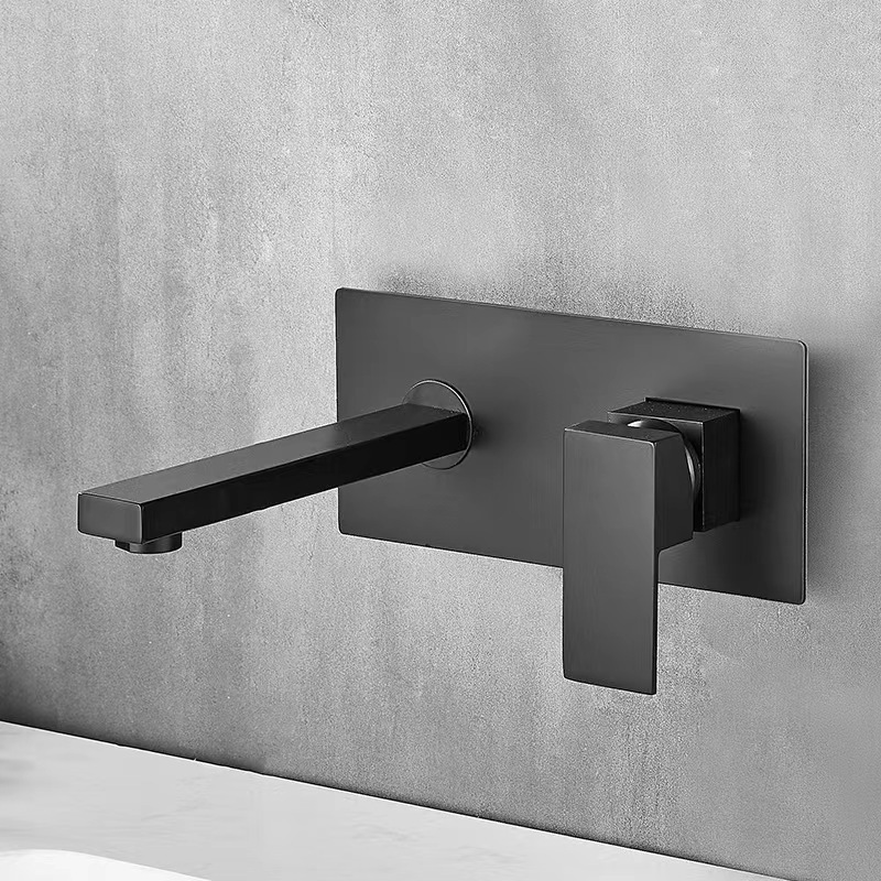 HB3001 Luxurious modern design Brass concealed hot and cold wash basin faucet
