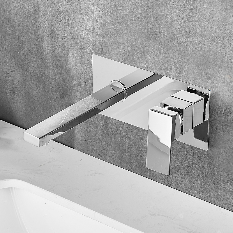 HB3001 Luxurious modern design Brass concealed hot and cold wash basin faucet
