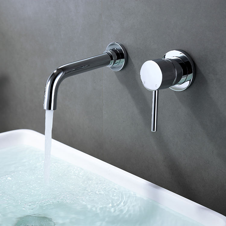 HB3003 Luxurious modern design Brass concealed hot and cold wash basin faucet