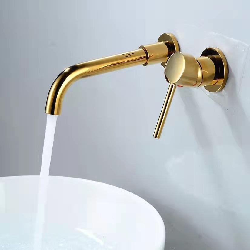 HB3003 Luxurious modern design Brass concealed hot and cold wash basin faucet