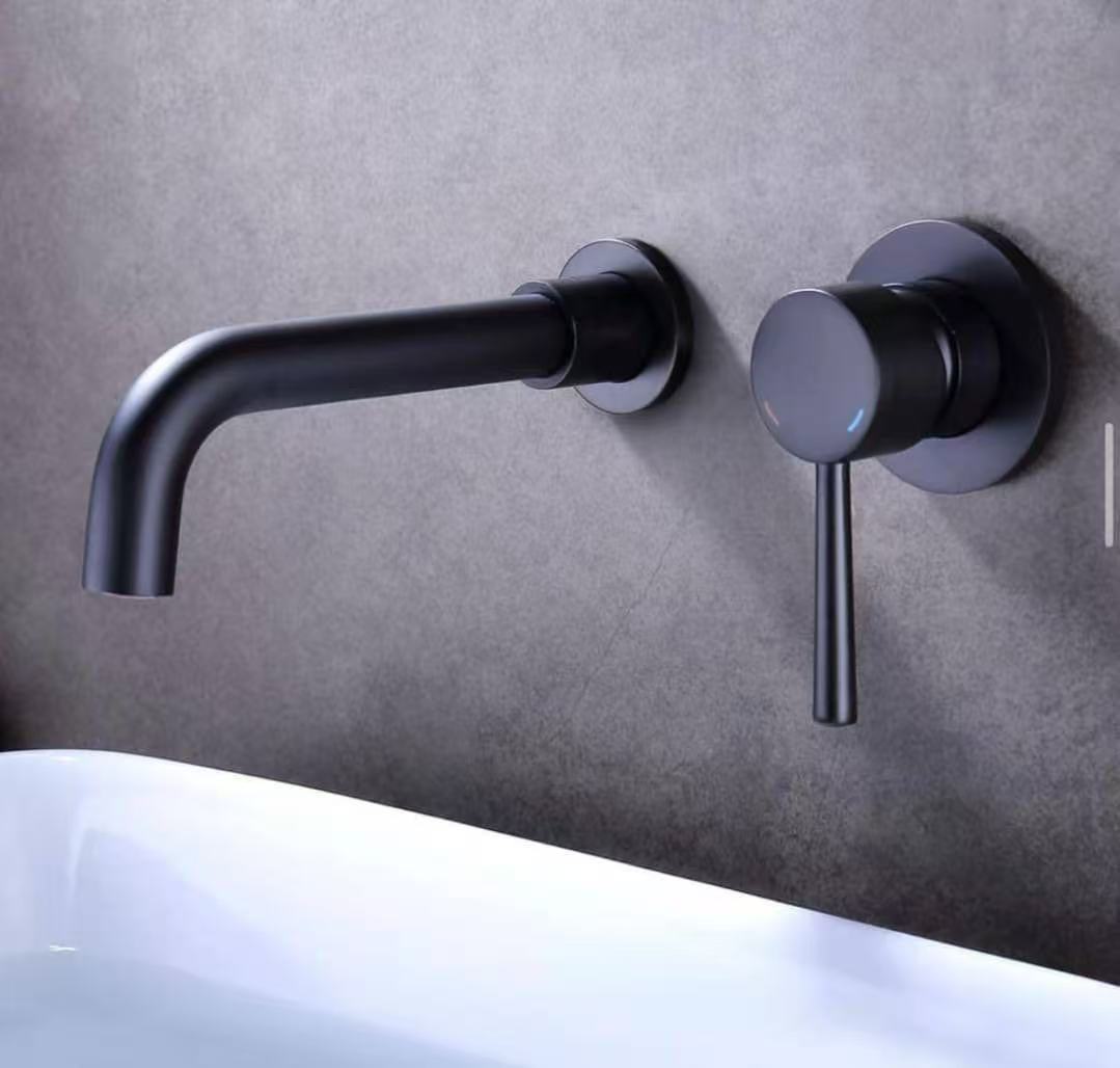 HB3003 Luxurious modern design Brass concealed hot and cold wash basin faucet