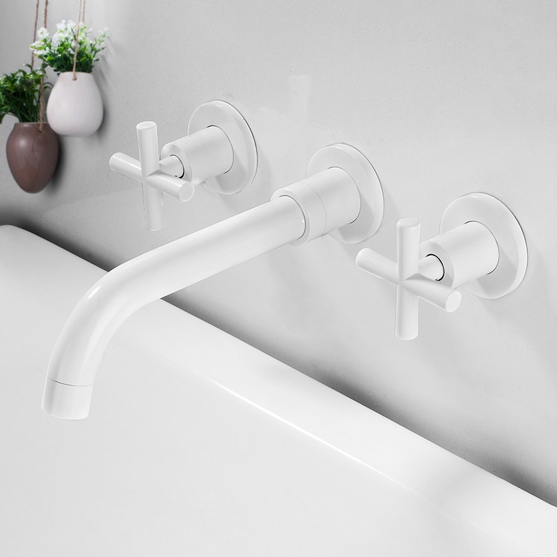 HB3005 Luxurious modern design Brass concealed hot and cold wash basin faucet