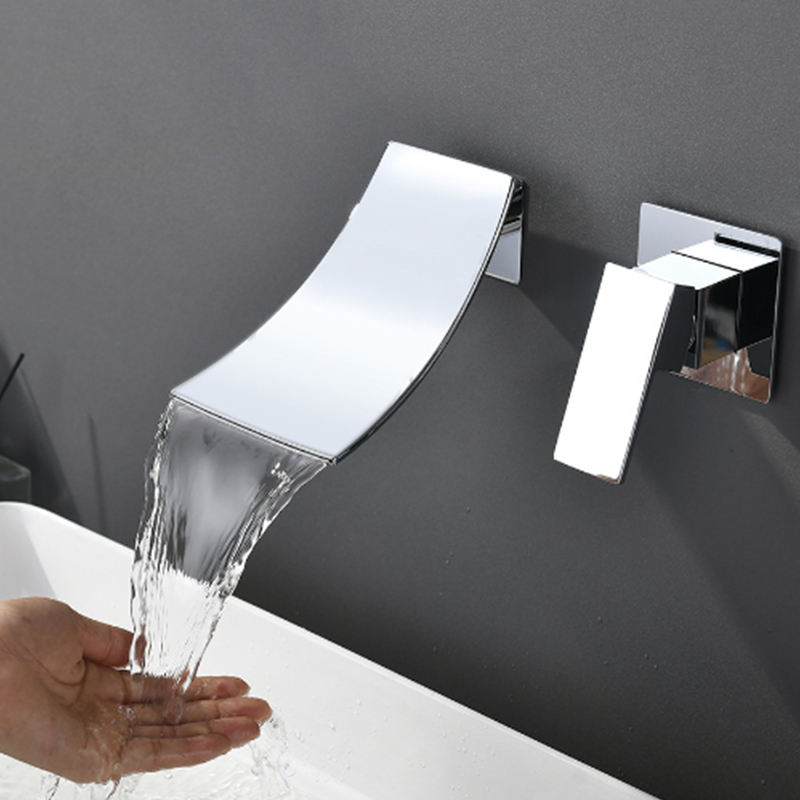 HB3007 Luxurious modern design Brass concealed hot and cold wash basin faucet