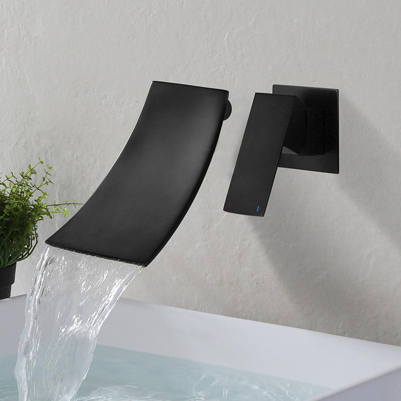 HB3007 Luxurious modern design Brass concealed hot and cold wash basin faucet