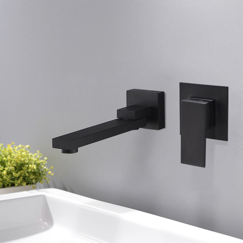 HB3008 Luxurious modern design Brass concealed hot and cold wash basin faucet