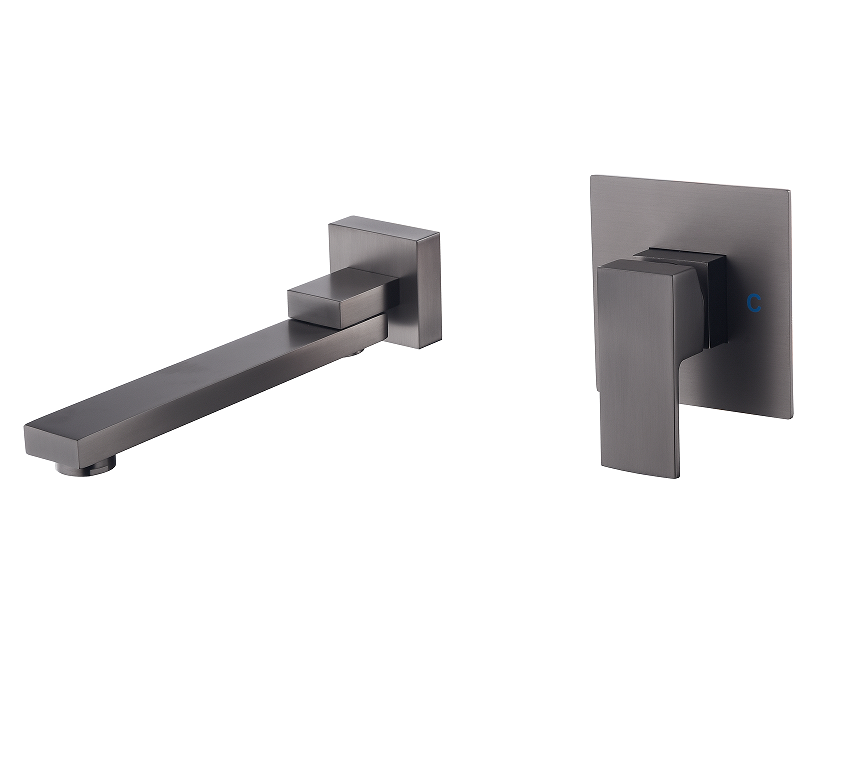 HB3008 Luxurious modern design Brass concealed hot and cold wash basin faucet