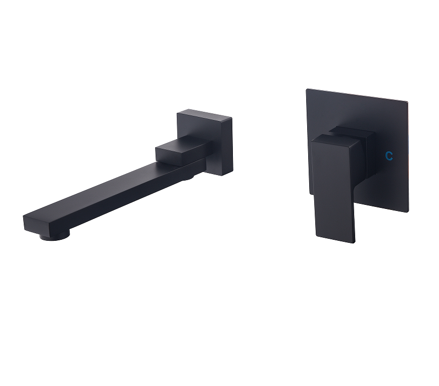 HB3008 Luxurious modern design Brass concealed hot and cold wash basin faucet