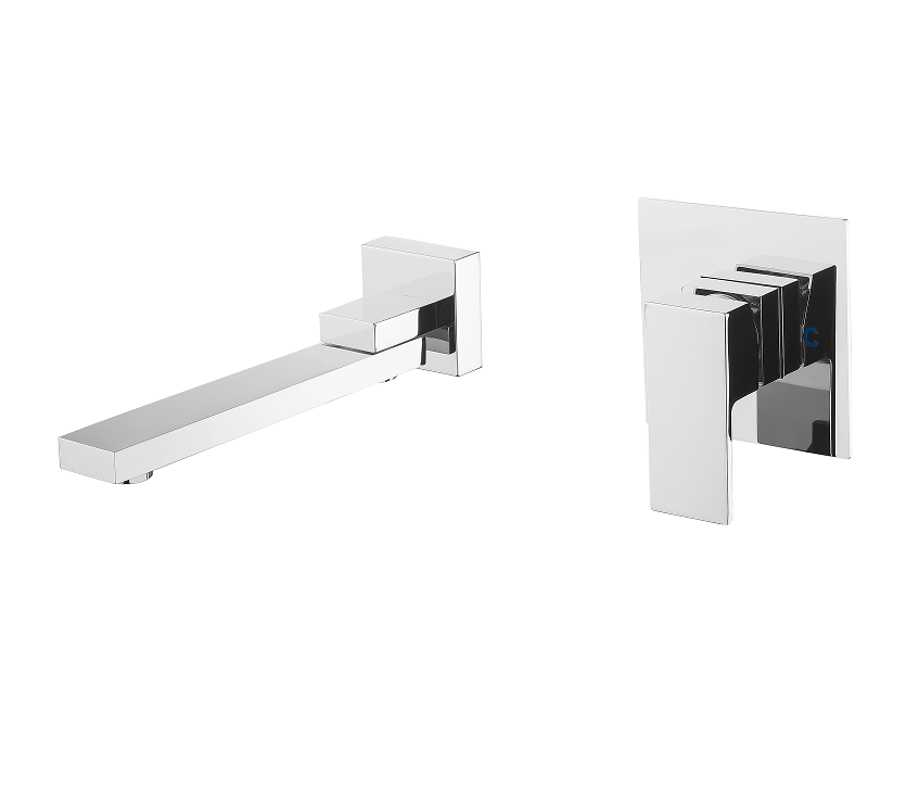 HB3008 Luxurious modern design Brass concealed hot and cold wash basin faucet