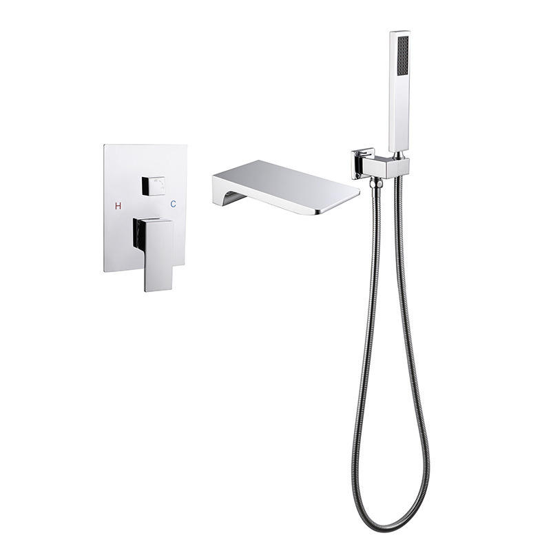HB3012 Luxurious modern design Brass concealed hot and cold wash basin faucet