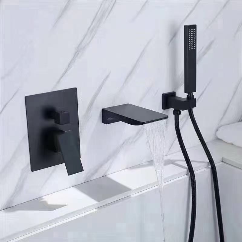 HB3012 Luxurious modern design Brass concealed hot and cold wash basin faucet