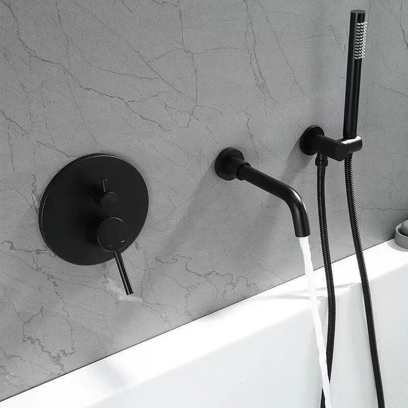 HB3013 Luxurious modern design Brass concealed hot and cold wash basin faucet