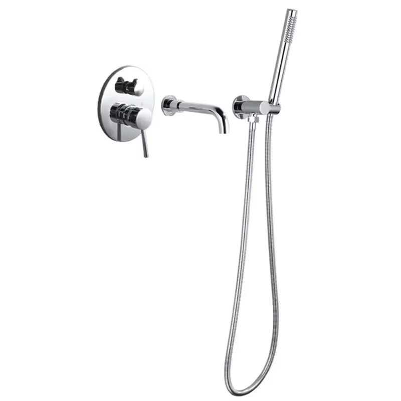 HB3013 Luxurious modern design Brass concealed hot and cold wash basin faucet