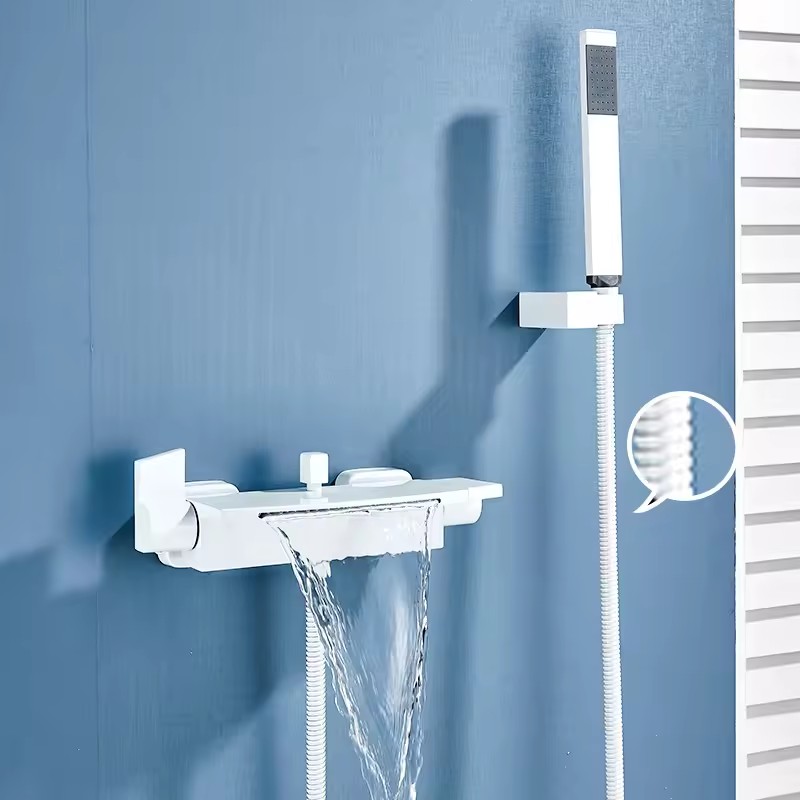 HB3015 Luxurious modern design Brass concealed hot and cold wash basin faucet