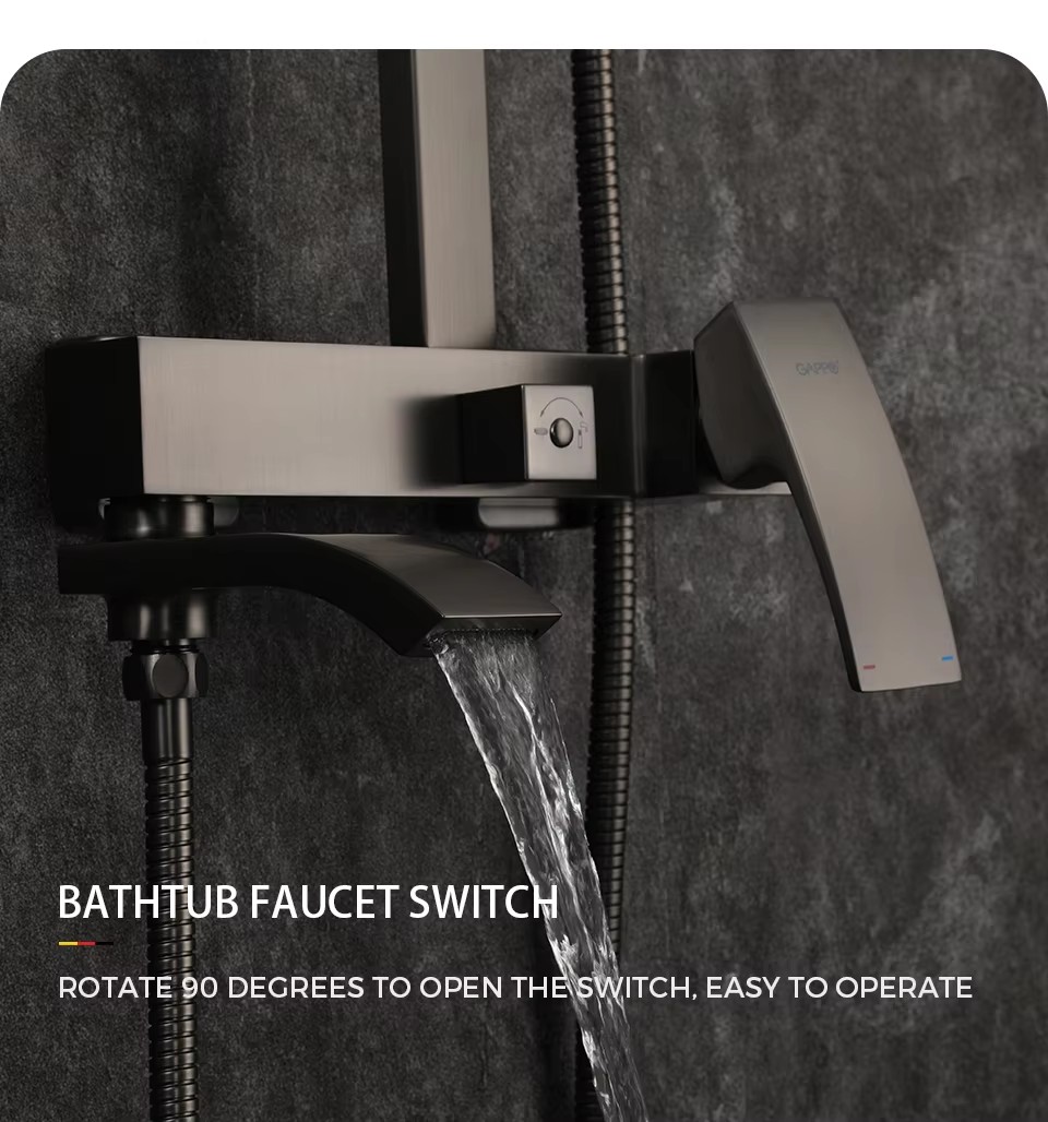 HS8085 Newly designed high-quality brass shower faucet
