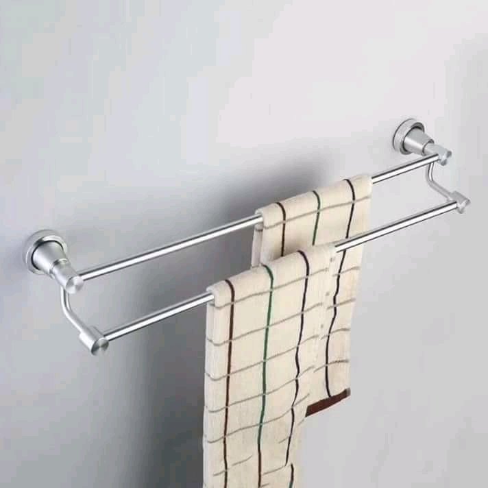 8300 series of classic brushed bathroom accessories Double bar