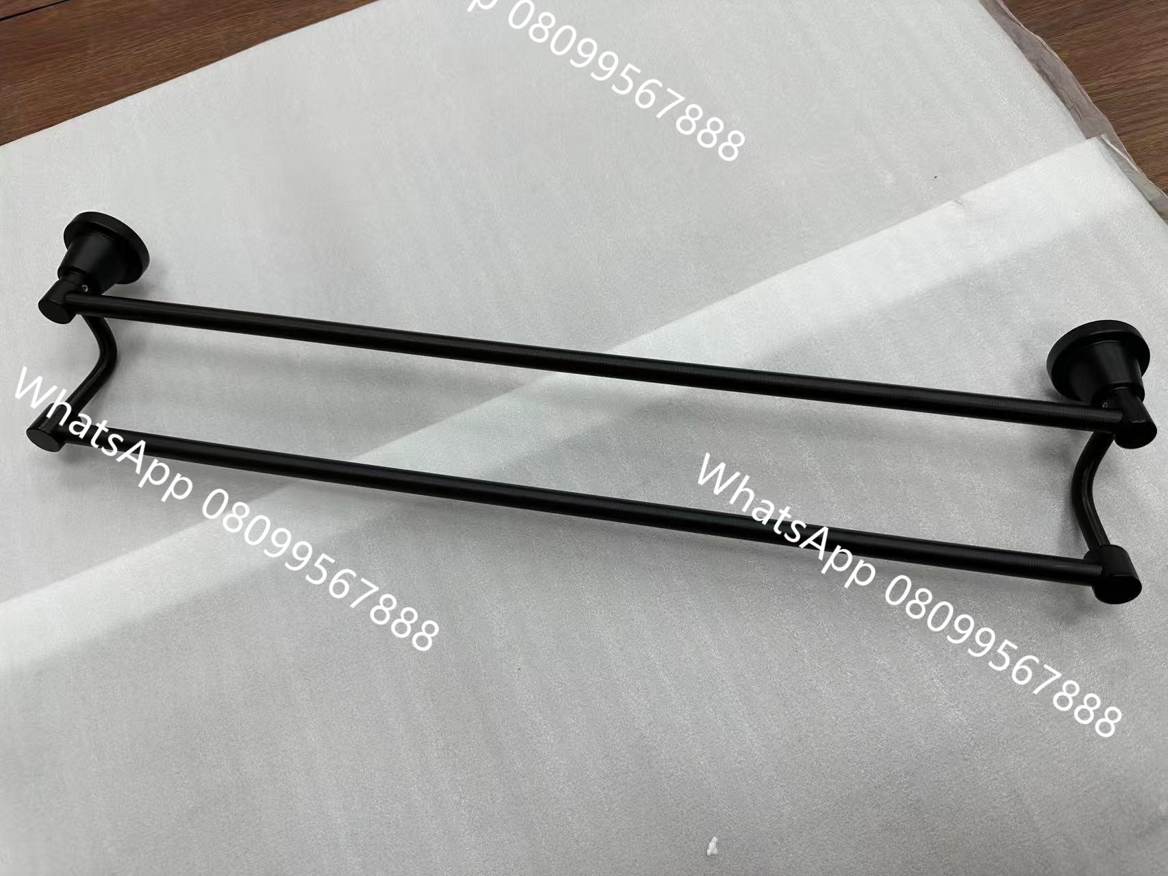 8300 series of classic brushed bathroom accessories Double bar