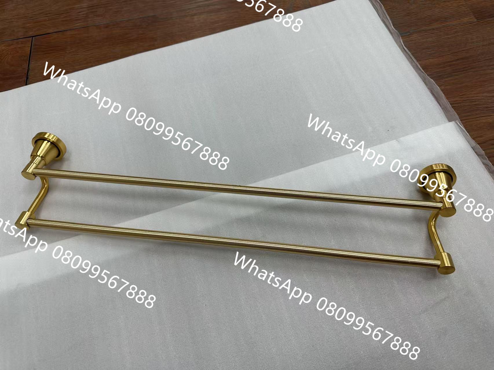 8300 series of classic brushed bathroom accessories Double bar