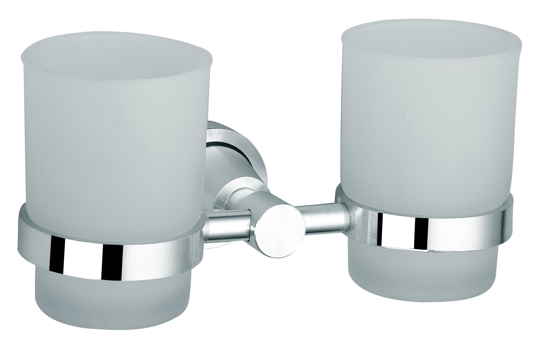 8300 series of classic brushed bathroom accessories Double cup
