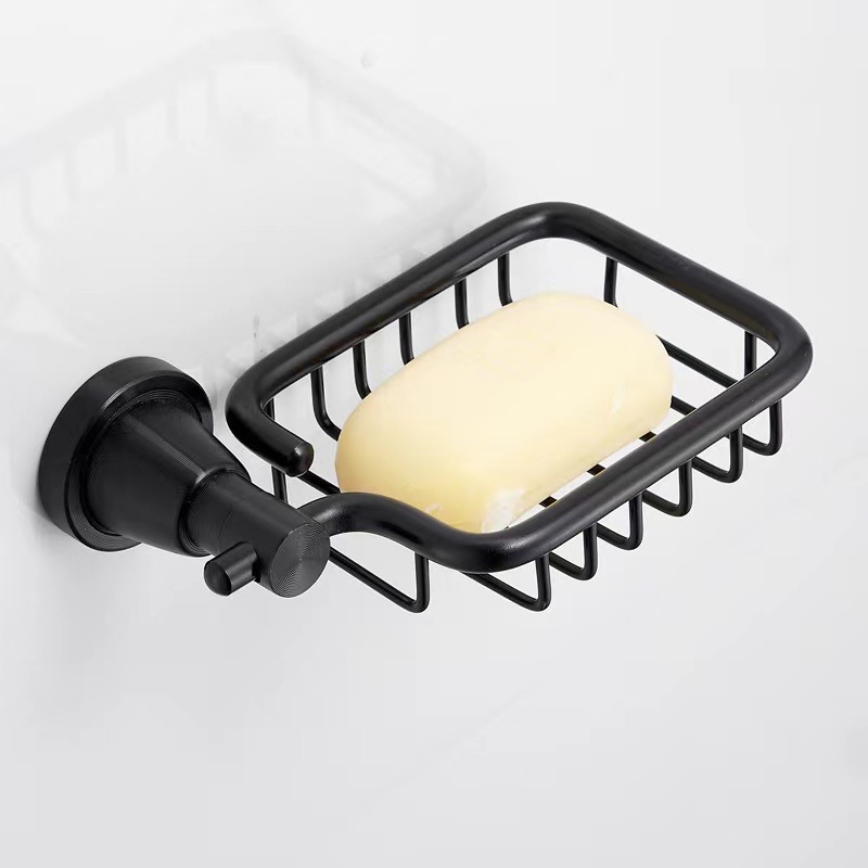 8300 series of classic brushed bathroom accessories soap basket